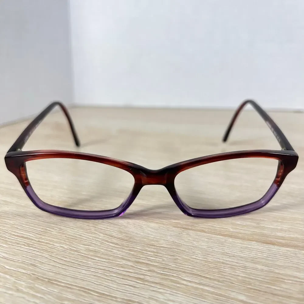 Lafont Issy LA Hitparade 5022 Eyeglasses Striped Brown Purple Frames 53-15-137